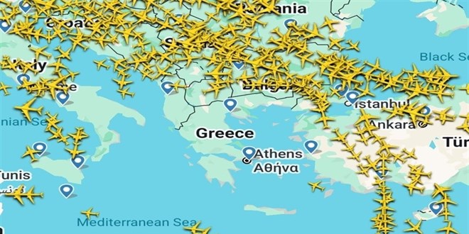 Yunanistan hava sahas� kapand�; 3 u�ak �stanbul'a indi - Son Dakika Haber