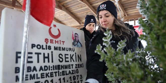 �ehit Fethi Sekin kabri ba��nda an�ld� - Son Dakika Haber