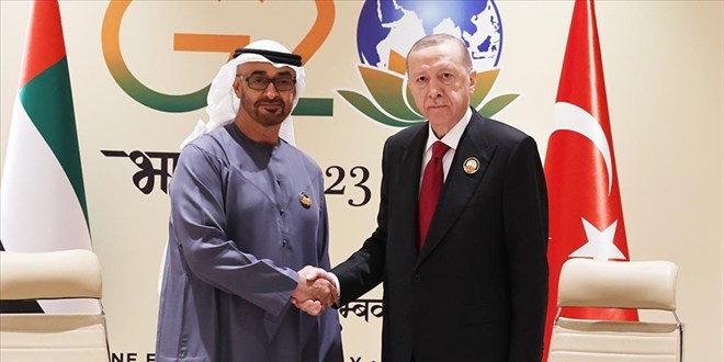 Erdo�an, BAE Devlet Ba�kan� Al Nahyan ile telefonda g�r��t�