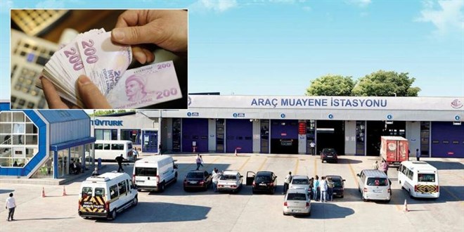 T�VT�RK ara� muayene �cretleri zamland� - Son Dakika Haber