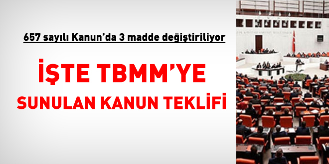��te TBMM'ye sunulan 11 maddelik kanun teklifi - Son Dakika Haber
