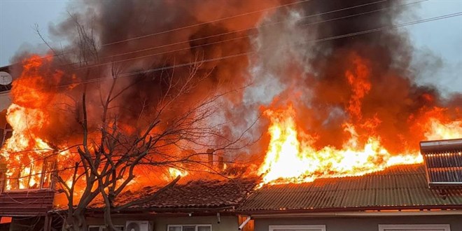 Kediler ���mesin diye yak�lan soba faciaya d�n��t�: �ki ev k�le d�nd� - Son Dakika Haber