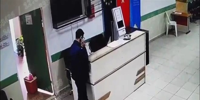 Sa�l�k M�d�rl���'nde h�rs�zl�k: �al��an�n�n telefonunu �alan zanl� yakaland�