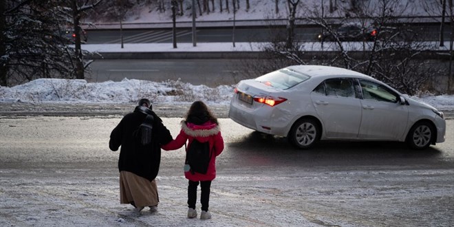 Ankara i�in buzlanma ve don uyar�s�