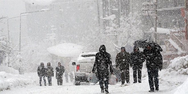 �ki b�lge i�in kuvvetli kar uyar�s� - Son Dakika Haber