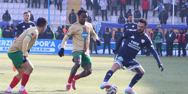 Erzurumspor, Amedspor kar��s�nda 2 golle kazand�! - Son Dakika Haber