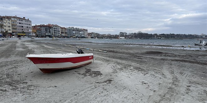 Tekirda�'da deniz 10 metre �ekildi - Son Dakika Haber