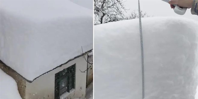 Video �ekip yard�m istediler: Evlerimiz kardan ��kmek �zere - Son Dakika Haber