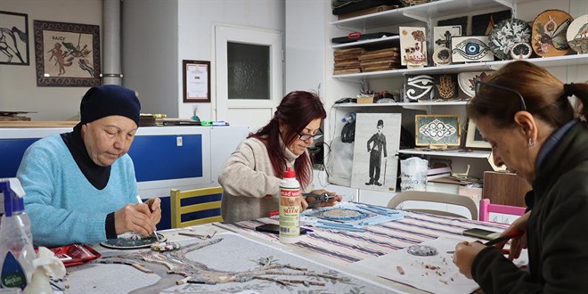 Hatayl� kad�nlar mozai�i Avrupa'ya ta��d� - Son Dakika Haber