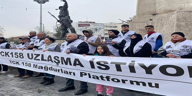 Ankara'da 'IBAN ma�durlar�'ndan eylem