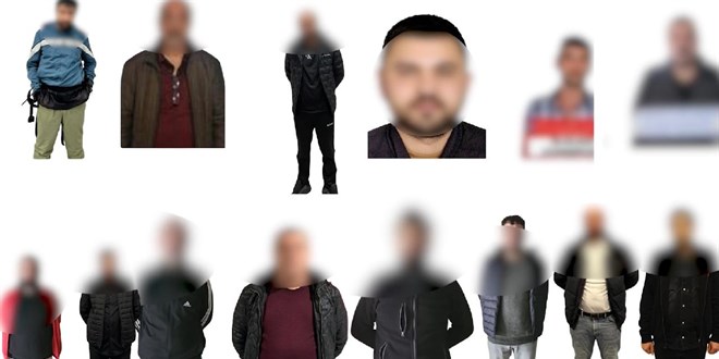 K�rm�z� b�ltenle aranan 14 su�lu T�rkiye'ye getirildi