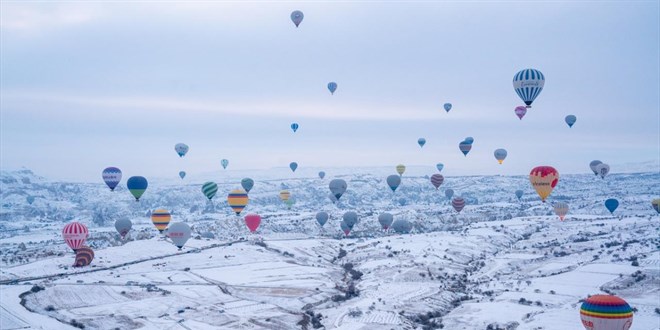 Kapadokya'da balon turlar� 4 g�nd�r yap�lam�yor - Son Dakika Haber