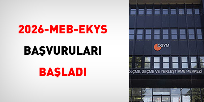 2026-MEB-EKYS Ba�vurular� Ba�lad�