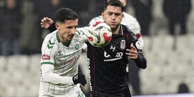 Be�ikta� Konyaspor'� 2-1 ma�lup etti