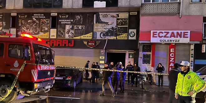 Esenler'de yanan i� yerinde 2 ceset bulundu