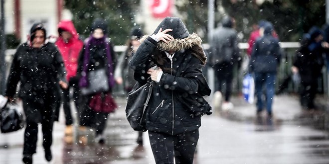 9 il i�in kuvvetli ya��� uyar�s�