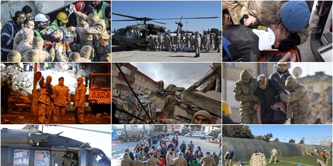 MSB: 40 binden fazla TSK personeli 6 �ubat depremlerinde g�rev yapt�