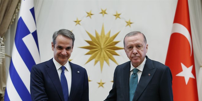 Erdo�an, Yunanistan Ba�bakan� Mi�otakis'i kabul etti