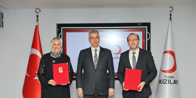 Sa�l�k Bakanl��� ile T�rk K�z�lay aras�nda i�birli�i protokol� imzaland�