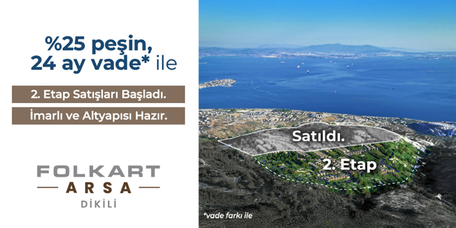 %25 Pe�inatla Ege'de Arsa Sahibi Olun!