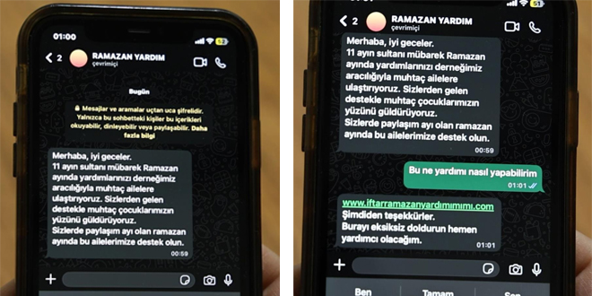 'Hay�rl� i�' diyerek soyuyorlar: Doland�r�c�lar�n yeni y�ntemi Ramazan mesajlar�