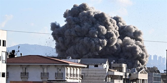 �srail, L�bnan'�n ba�kenti Beyrut'a yeni hava sald�r�s� d�zenledi