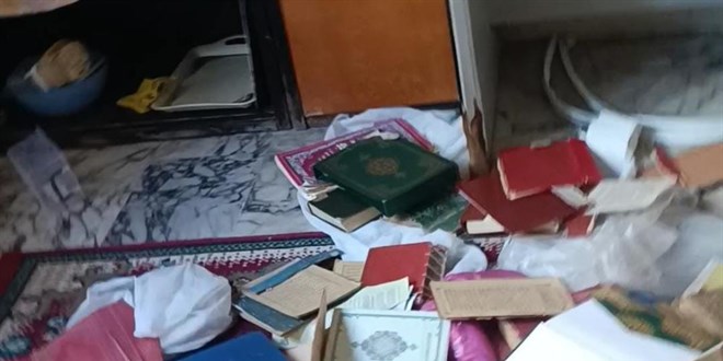 Kur'an kursunu yerle bir edip Kur'an-� Kerim'lere zarar verdiler - Son Dakika Haber