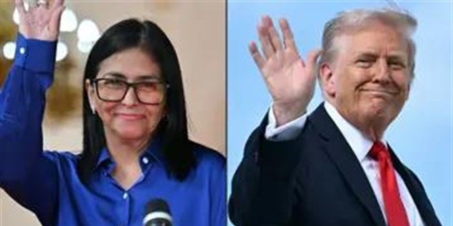 Trump alt�nlar� ald�, Venezuela'n�n yeni liderini �vd�