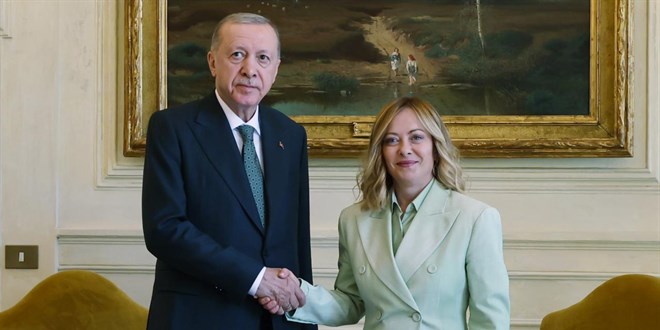 Cumhurba�kan� Erdo�an, �talya Ba�bakan� Meloni ile g�r��t� - Son Dakika Haber