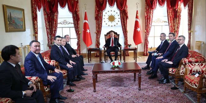 Cumhurba�kan� Erdo�an, T�rk Devletleri Te�kilat� heyetini kabul etti - Son Dakika Haber