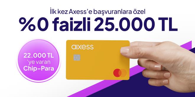 %0 faizli 25.000 TL Taksitli Avans