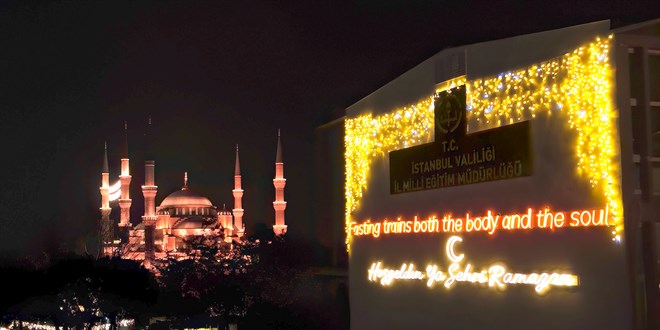 �stanbul'daki okullara ramazan dokunu�u
