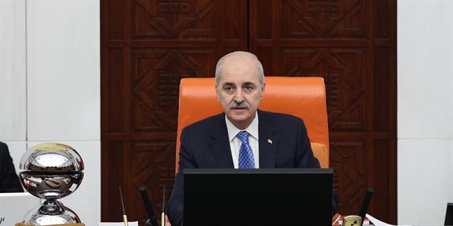 TBMM Ba�kan� Kurtulmu�: Adaletten vazge�meden bar��� savunuyoruz - Son Dakika Haber