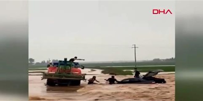 Mardin'de sa�anak felaketi: Dereler ta�t�, evler su alt�nda kald�, 30 hayvan �ld�