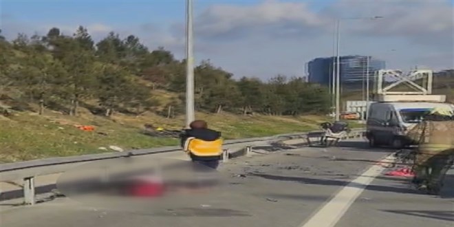 Ey�psultan TEM Otoyolu'nda zincirleme kaza: 1 �l� - Son Dakika Haber