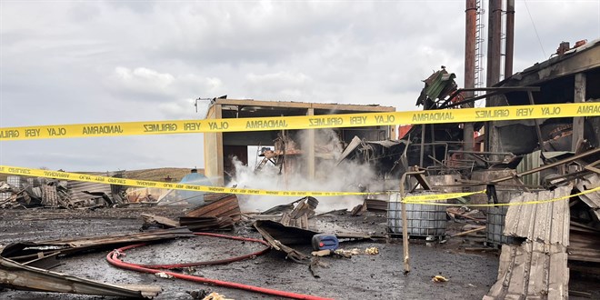 Tekirda�'da ya� fabrikas�ndaki patlamada 1 i��i �ld�