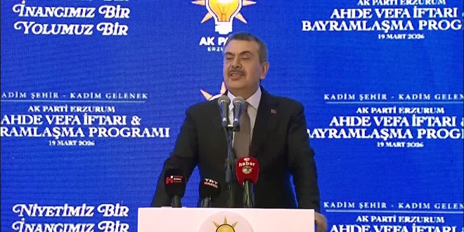Bakan Tekin: Siz arkam�zda durduk�a de�erlerimize hakaret edenlerin nesli t�kenecek