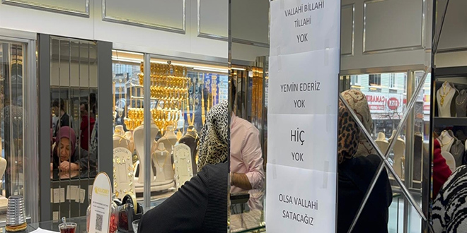 Yemin ederiz yok, hi� yok! Alt�n sert d��t�, stoklar t�kendi - Son Dakika Haber