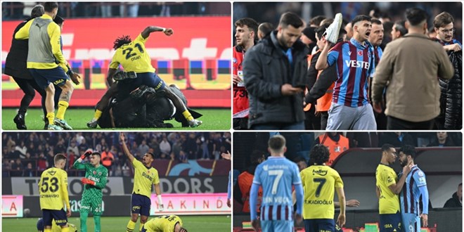 Trabzonspor-Fenerbah�e ma�� sonras� ya�anan olaylarla ilgili karar ��kt� - Son Dakika Haber