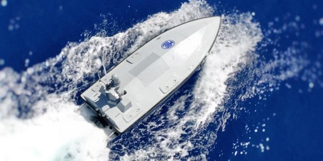 T�rkiye'nin yeni insans�z deniz arac� P�RANA Yunanistan bas�n�nda