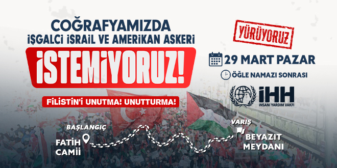 Co�rafyam�zda ��galci �srail ve Amerikan askeri istemiyoruz!