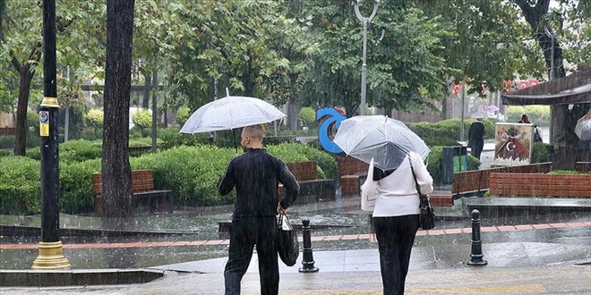 ��i�leri Bakanl���ndan baz� iller i�in 'sar�' kodlu meteorolojik uyar�