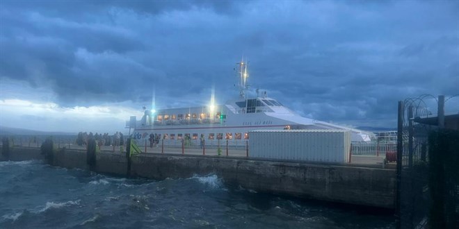 Deniz ula��m�nda �ok say�da sefer iptal oldu - Son Dakika Haber