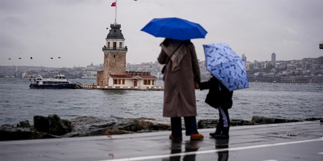 �stanbul'da 3 g�nde metrekareye 97,8 kilogram ya��� d��t� - Son Dakika Haber