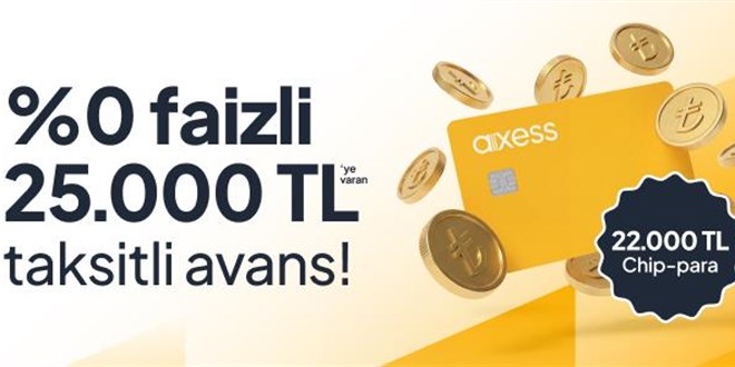 %0 Faizli 25.000 TL Taksitli Avans
