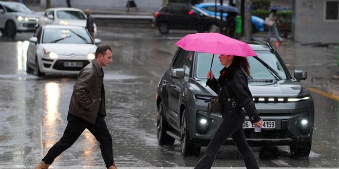 Ba�kentte sabah saatlerinde sa�anak etkili oldu - Son Dakika Haber