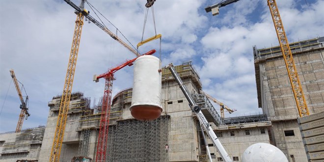 Akkuyu'da birincil devre ekipmanlar�n�n montaj� tamamland�