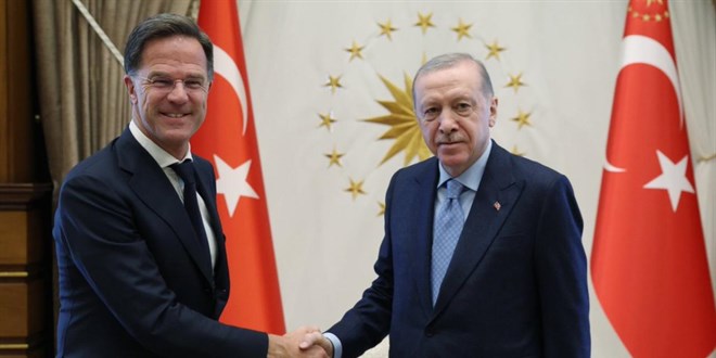 Cumhurba�kan� Erdo�an NATO Genel Sekreteri Rutte ile g�r��t� - Son Dakika Haber