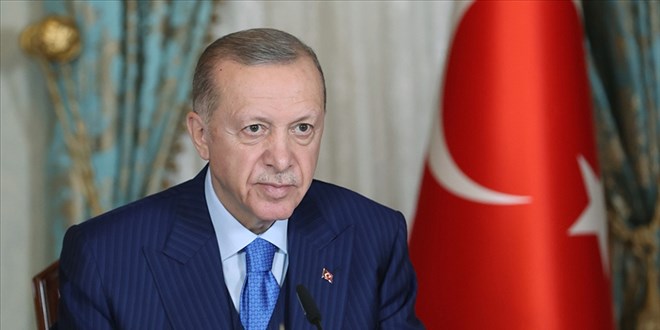 Cumhurba�kan� Erdo�an, Dolmabah�e'de Hamas heyetini kabul etti