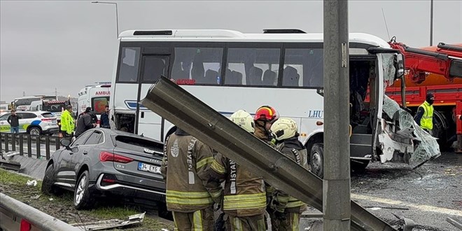 Kuzey Marmara Otoyolu'ndaki kazada a��r yaralanan polis �ehit oldu - Son Dakika Haber